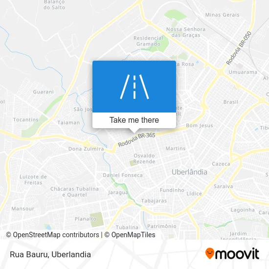 Rua Bauru map