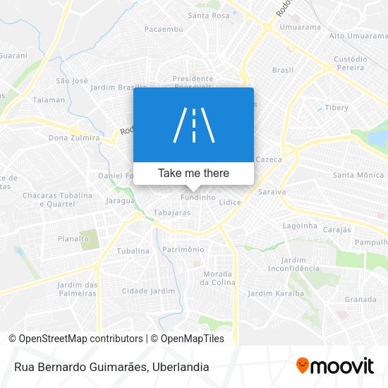 Rua Bernardo Guimarães map