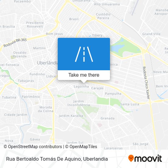 Rua Bertoaldo Tomás De Aquino map