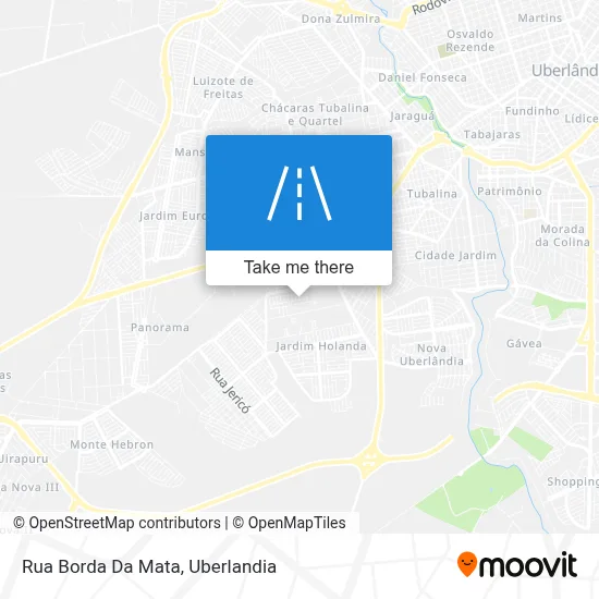 Rua Borda Da Mata map
