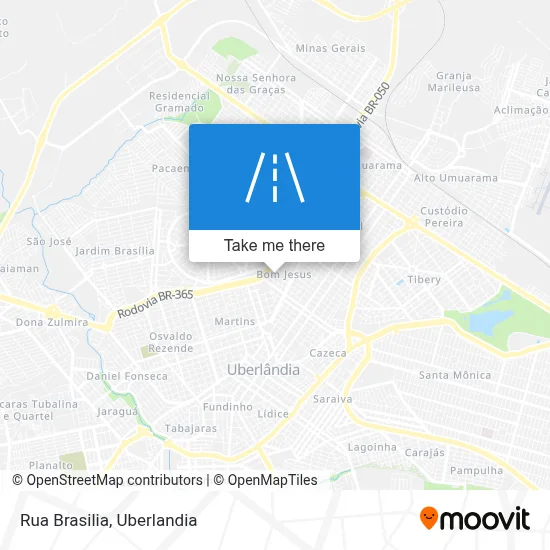 Rua Brasilia map