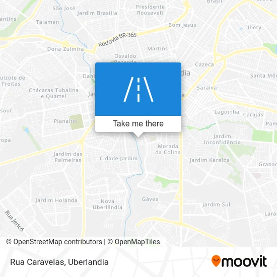 Rua Caravelas map