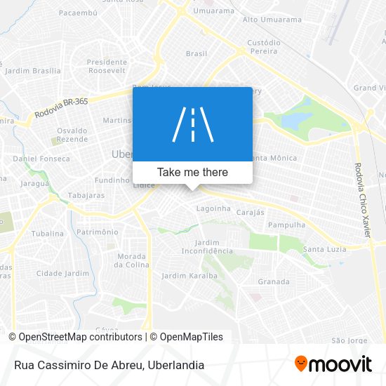 Rua Cassimiro De Abreu map