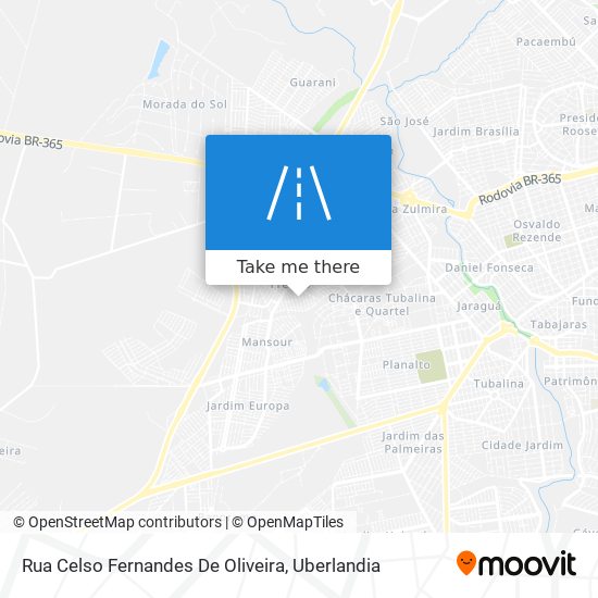 Mapa Rua Celso Fernandes De Oliveira