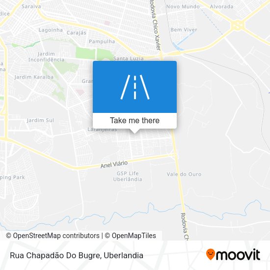 Rua Chapadão Do Bugre map