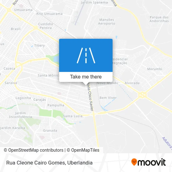Rua Cleone Cairo Gomes map