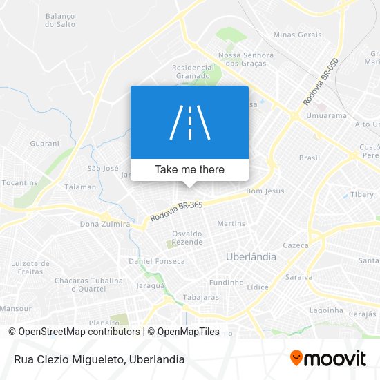 Rua Clezio Migueleto map