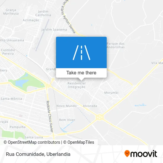 Rua Comunidade map
