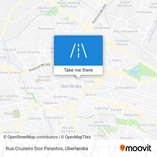 Rua Cruzeiro Dos Peixotos map
