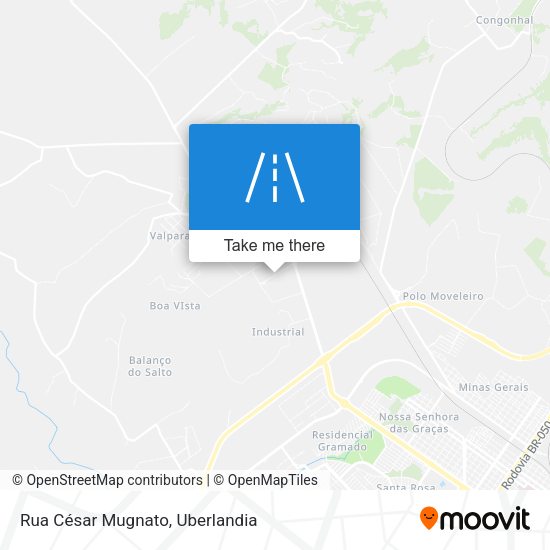Rua César Mugnato map