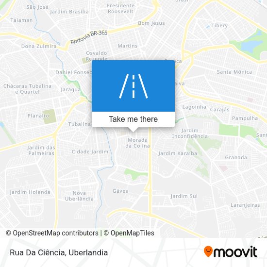 Rua Da Ciência map