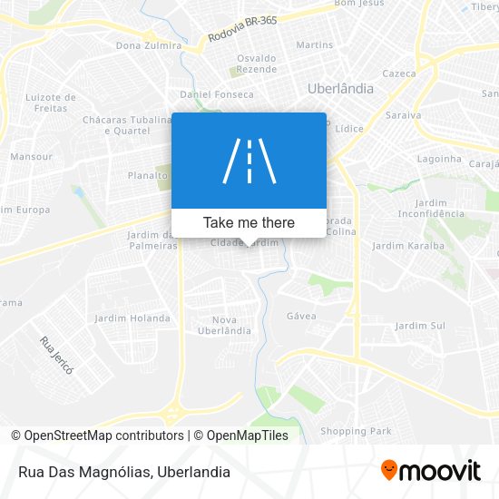 Rua Das Magnólias map