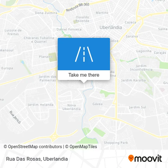 Rua Das Rosas map