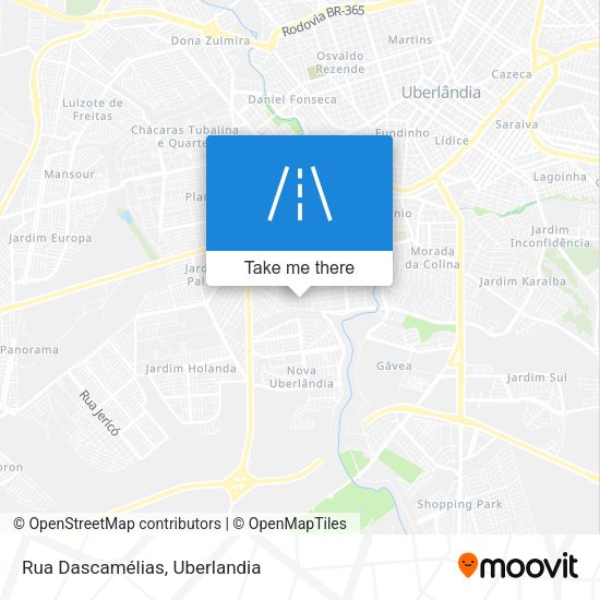 Rua Dascamélias map