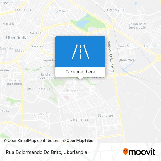Rua Delermando De Brito map