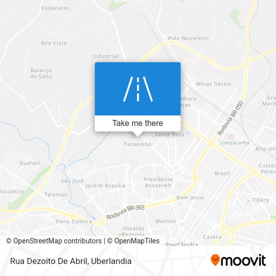 Rua Dezoito De Abril map