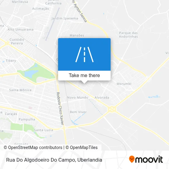 Rua Do Algodoeiro Do Campo map