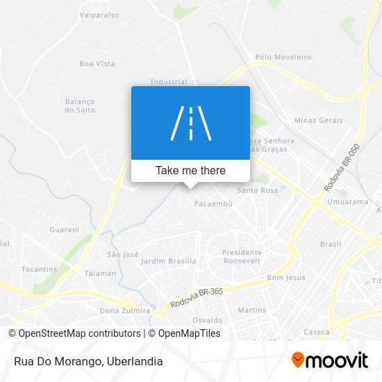 Rua Do Morango map