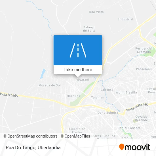 Rua Do Tango map