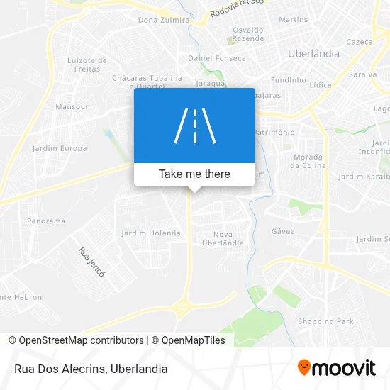 Rua Dos Alecrins map