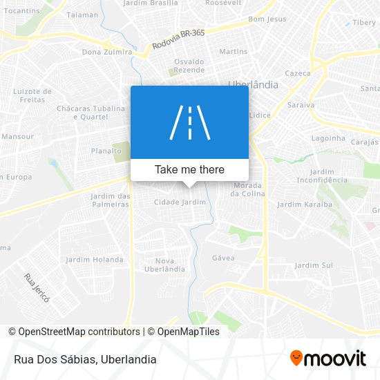 Rua Dos Sábias map