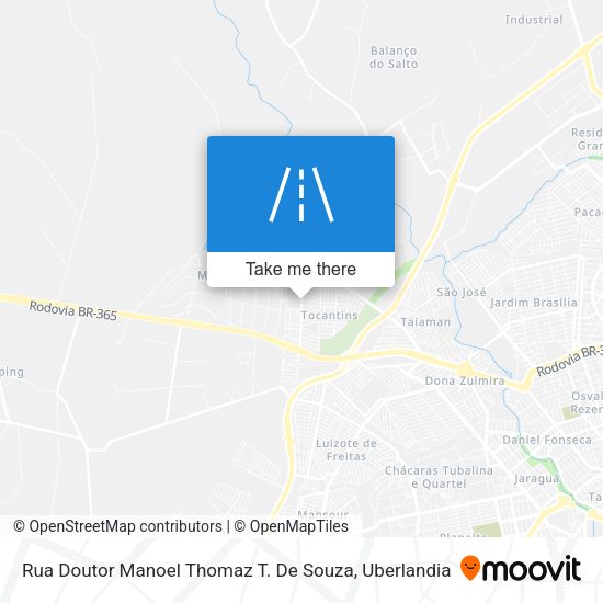 Rua Doutor Manoel Thomaz T. De Souza map