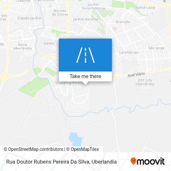 Rua Doutor Rubens Pereira Da Silva map