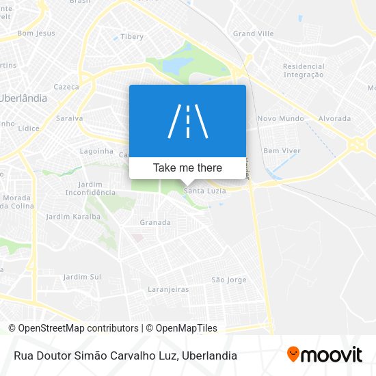 Rua Doutor Simão Carvalho Luz map