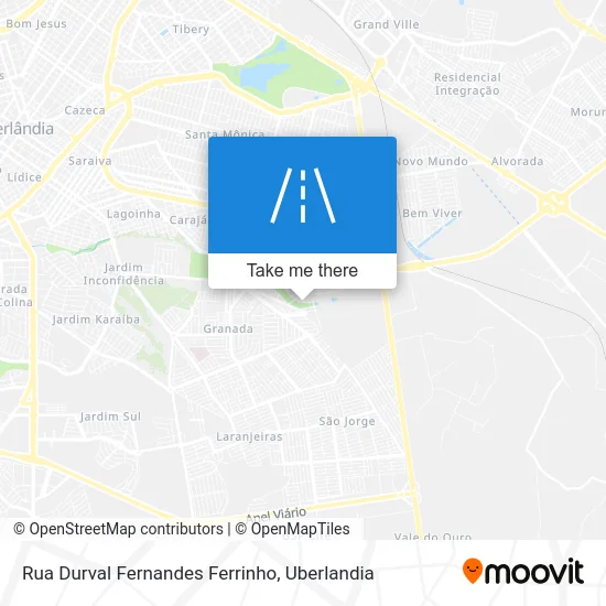 Rua Durval Fernandes Ferrinho map