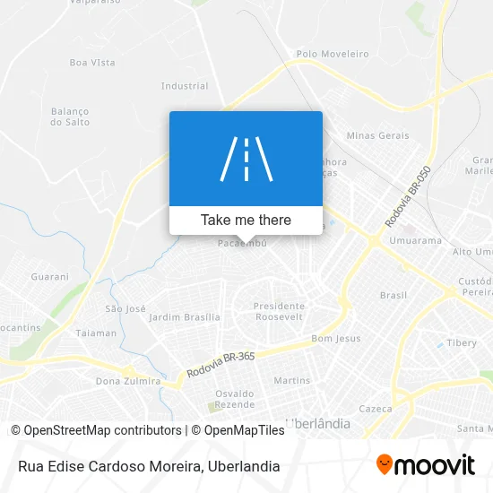 Rua Edise Cardoso Moreira map
