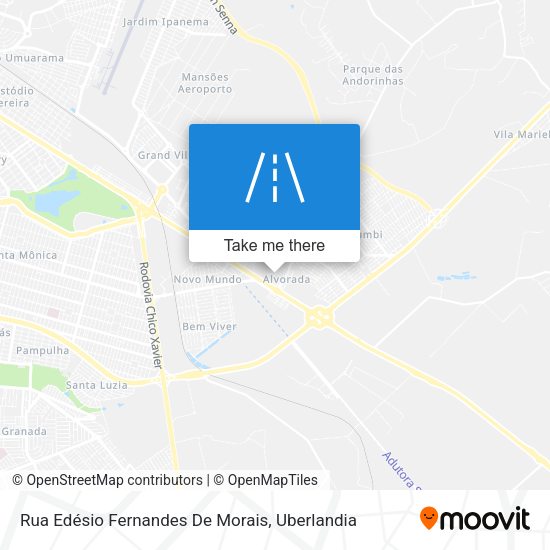 Rua Edésio Fernandes De Morais map