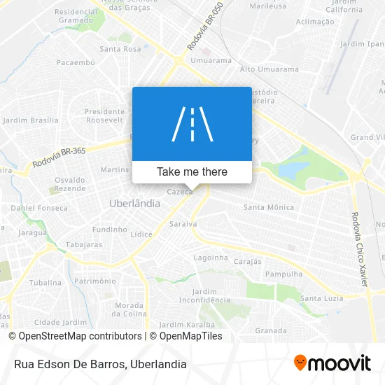 Rua Edson De Barros map