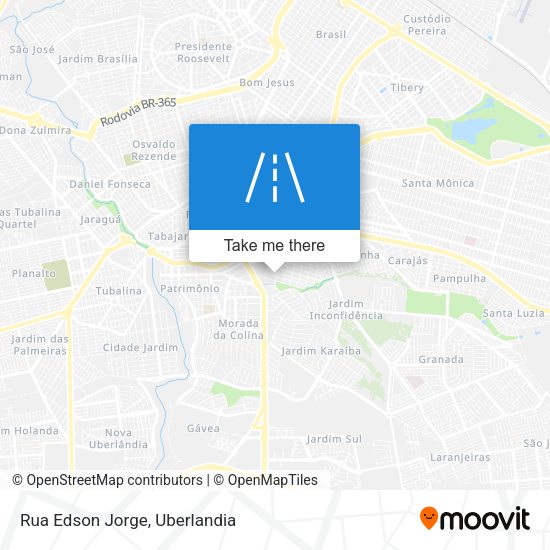 Rua Edson Jorge map