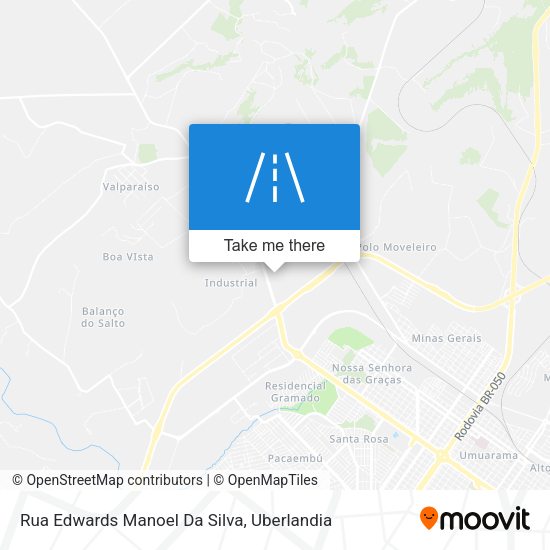 Rua Edwards Manoel Da Silva map