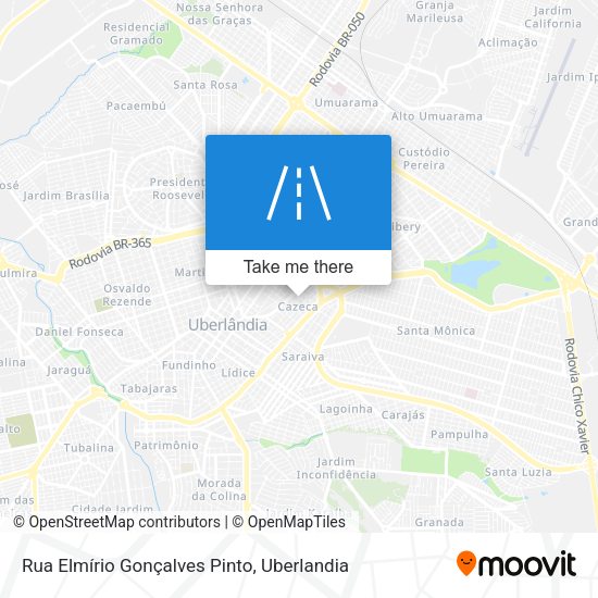Rua Elmírio Gonçalves Pinto map