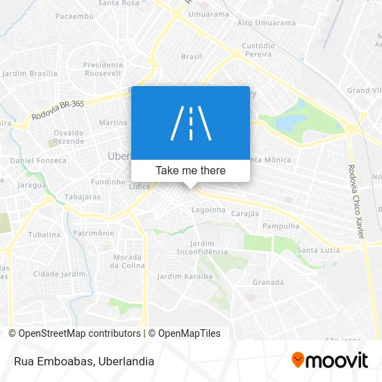Rua Emboabas map