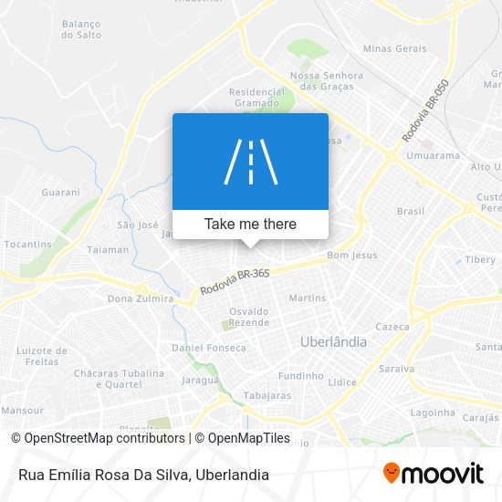 Rua Emília Rosa Da Silva map