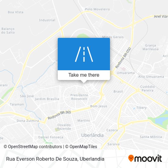 Rua Everson Roberto De Souza map