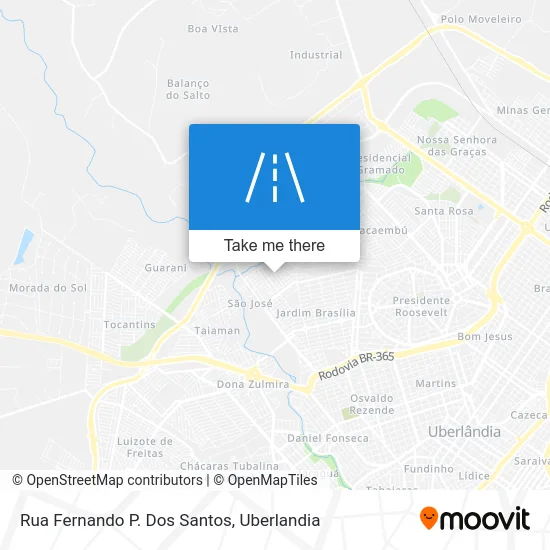 Rua Fernando P. Dos Santos map