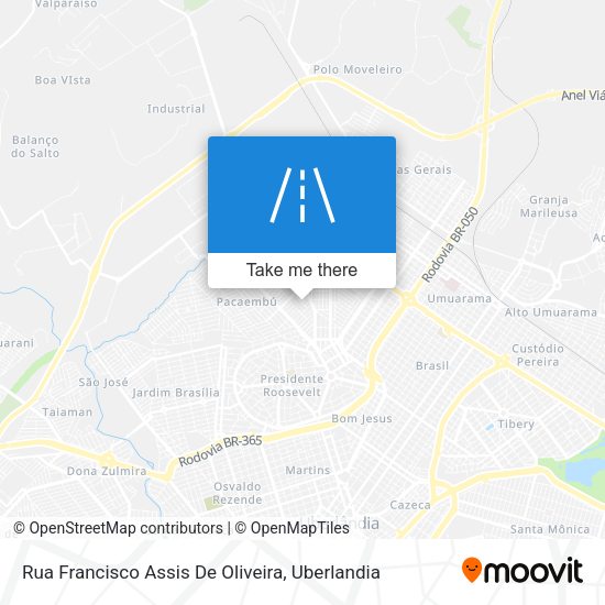 Rua Francisco Assis De Oliveira map