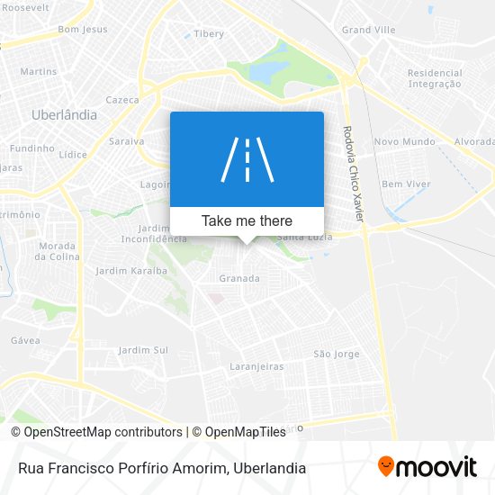 Rua Francisco Porfírio Amorim map