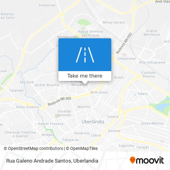 Rua Galeno Andrade Santos map