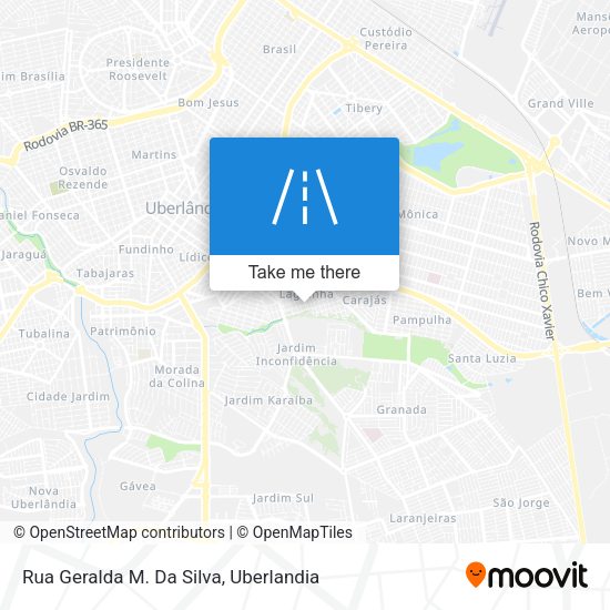 Rua Geralda M. Da Silva map