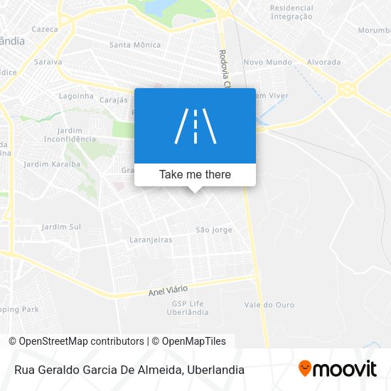 Rua Geraldo Garcia De Almeida map