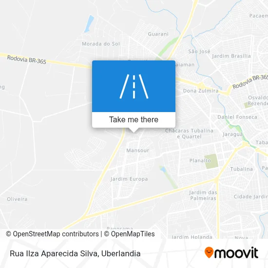 Rua Ilza Aparecida Silva map