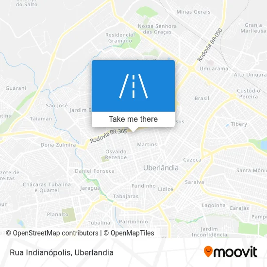 Rua Indianópolis map
