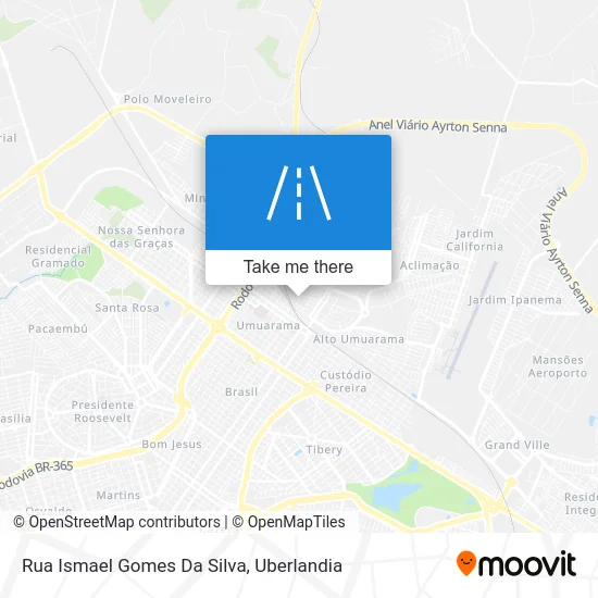 Rua Ismael Gomes Da Silva map