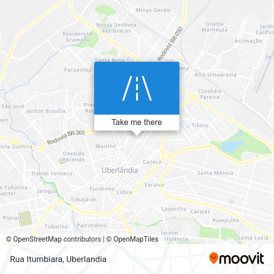 Rua Itumbiara map