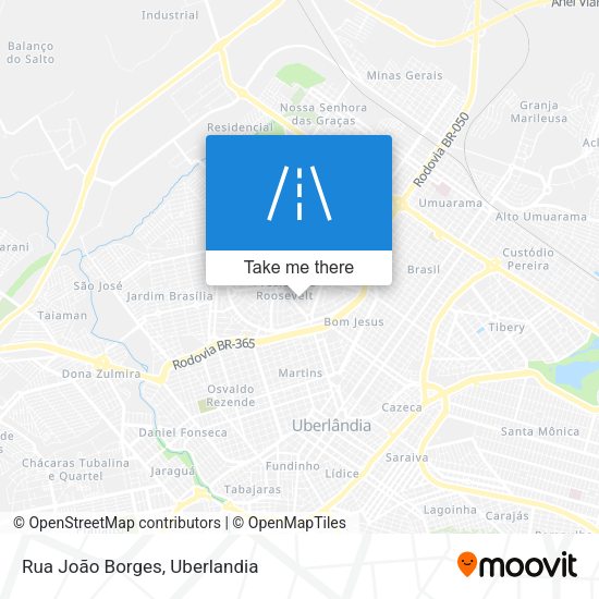 Rua João Borges map