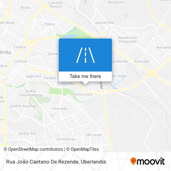 Rua João Caetano De Rezende map
